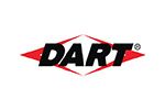 black and red Dart logo on a white background