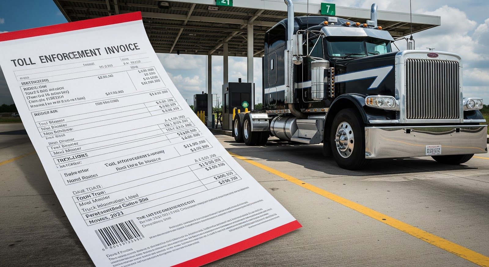 Toll Enforcement Invoice