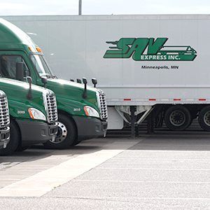 sav express green truck