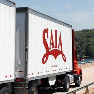 saia white truck